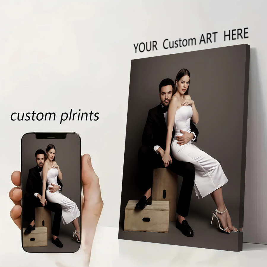โปสเตอร์ผ้าแคนวาสพิมพ์ลายตามสั - Home Textile บทวิจารณ์และราคา