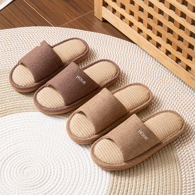 รองเท้าแตะผ้าลินินสำหรับผู้หญิ - Home Textile บทวิจารณ์และราคา