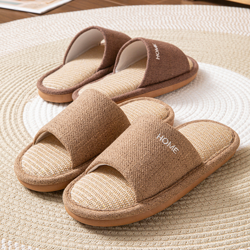 รองเท้าแตะผ้าลินินสำหรับผู้หญิ - Home Textile บทวิจารณ์และราคา