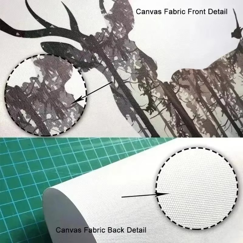 (ไม่มีกรอบ) ภาพวาดบนผ้าใบแบบแบ - Home Textiles & Decorations บทวิจารณ์และราคา